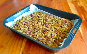 baked matcha granola