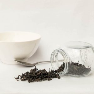 roleaf loose/teabag Ai Jiao Oolong in transparent jar