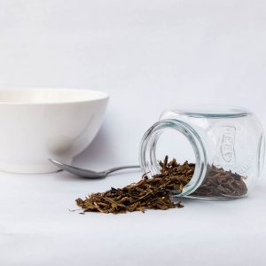 roleaf loose/teabag Choju Hojicha in transparent jar